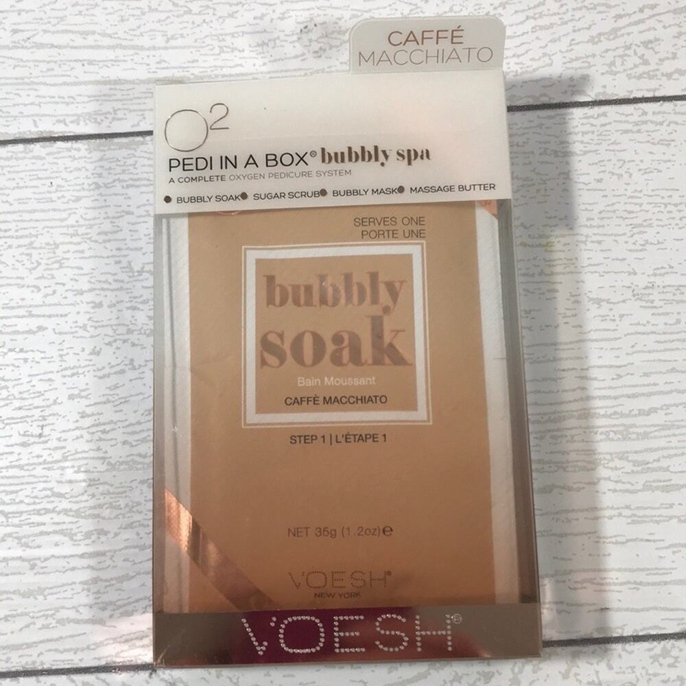 VOESH O2 Pedi In A Box Bubbly Spa Caffe Macchiato